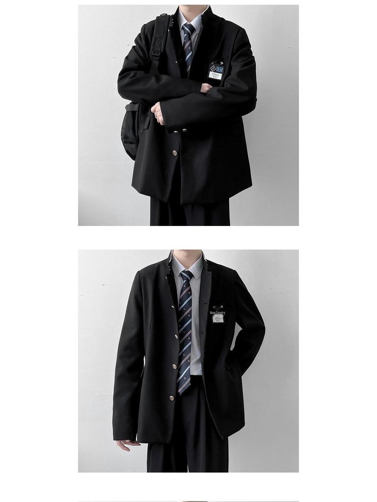 DK Clothing Collegiate Zhongshan Suits: Unisex Japanese-Style College Jackets
