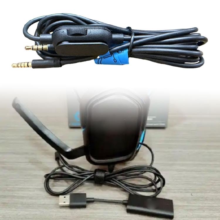 3.5mm Headphone Cable for GProX G433 G233 Gaming Headsets Replacement Sound Cable Cord