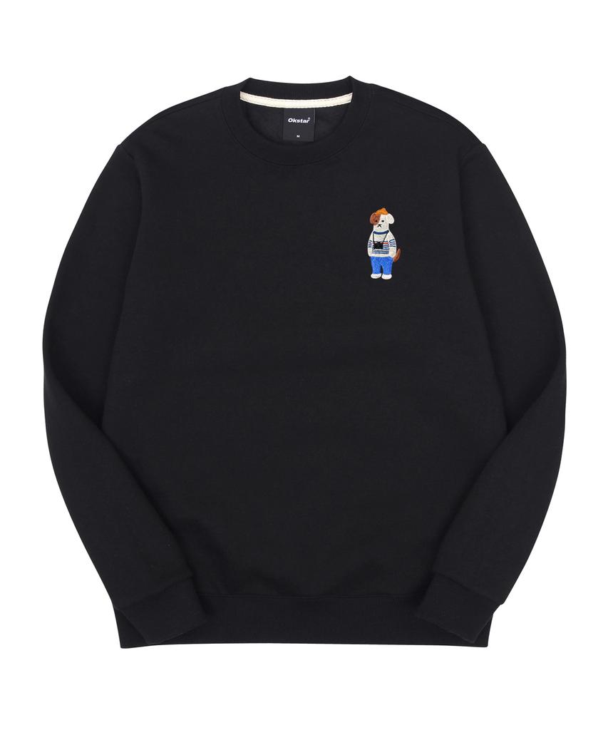OKSTAR Mini-Me Photographer Brodog Embroidered Double-Sided Sweatshirt (Type B)