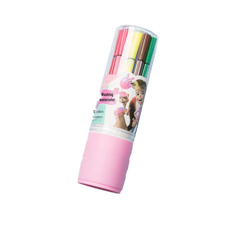 Deli 12-Color Washable Watercolor Pens