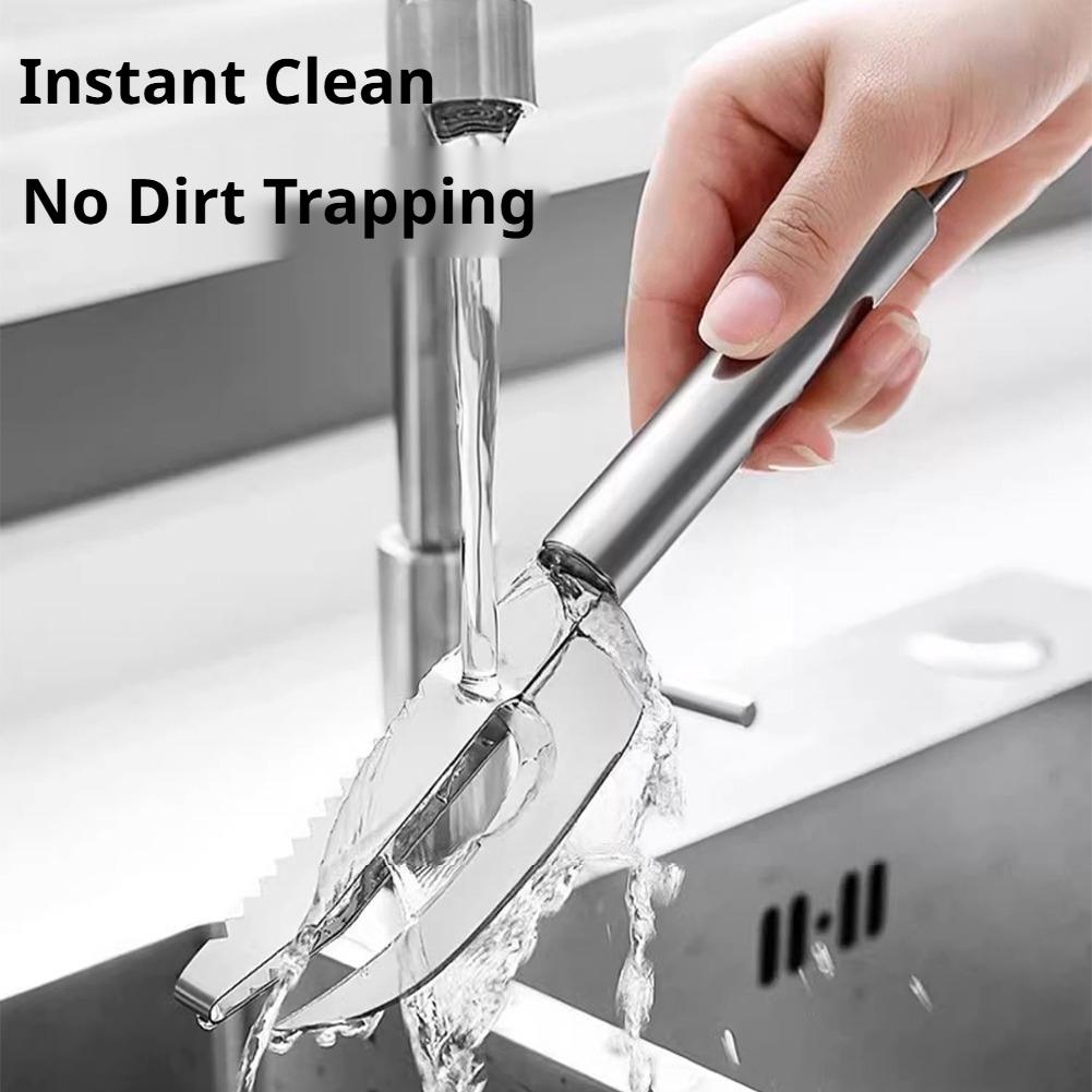 2 In1 Fish Skin Brush Fast Remove Fish Scale Scraper Planer Tool Fish Scaler Fishing Knife Cleaning Tools Kitchen Accessories