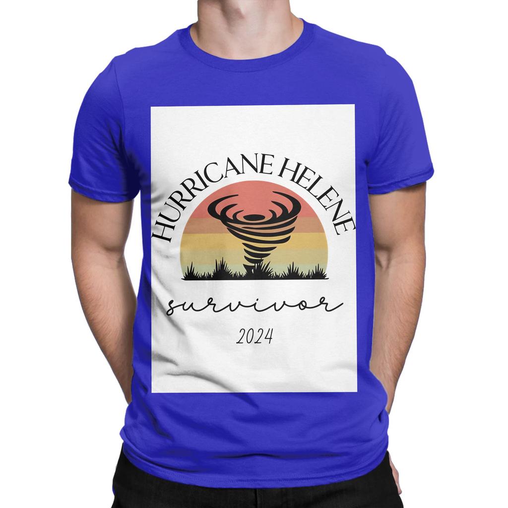 Hurricane Helene Shirt I Survived Hurricane Graphic 100 Cotton TShirt Hurricane Tops Tees For Unisex