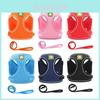 Reflective Pet Harness With Breathable Polyester Material And Adjustable Size For Walking And Training