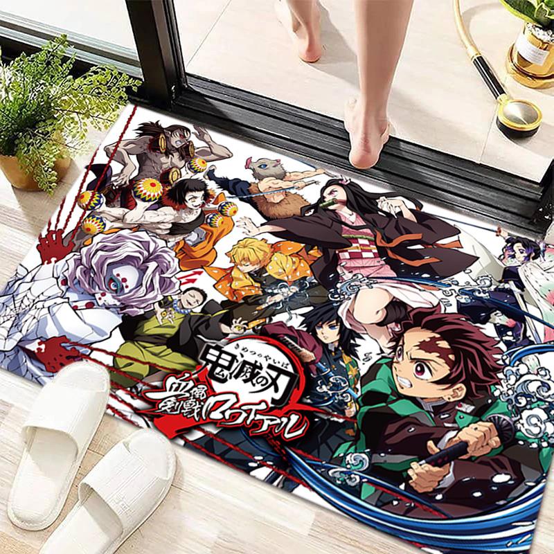 Japanese manga artist Koyoharu Gotouge's Demon Slayer carpet is suitable for living room and bedroom doormats office balcony decorative rugs H9