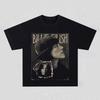 Billie Eilish portrait graphics 100cotton unisex shirt Y2k Oneck Short Sleeve Unisexs Womens fashion hiphop Tshirt fan gifts