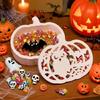 Hollow Out Pumpkins Ghostly Silicone Molds DIY Halloween Craft Storage Box Decoration Resins Ornamentation for Adults