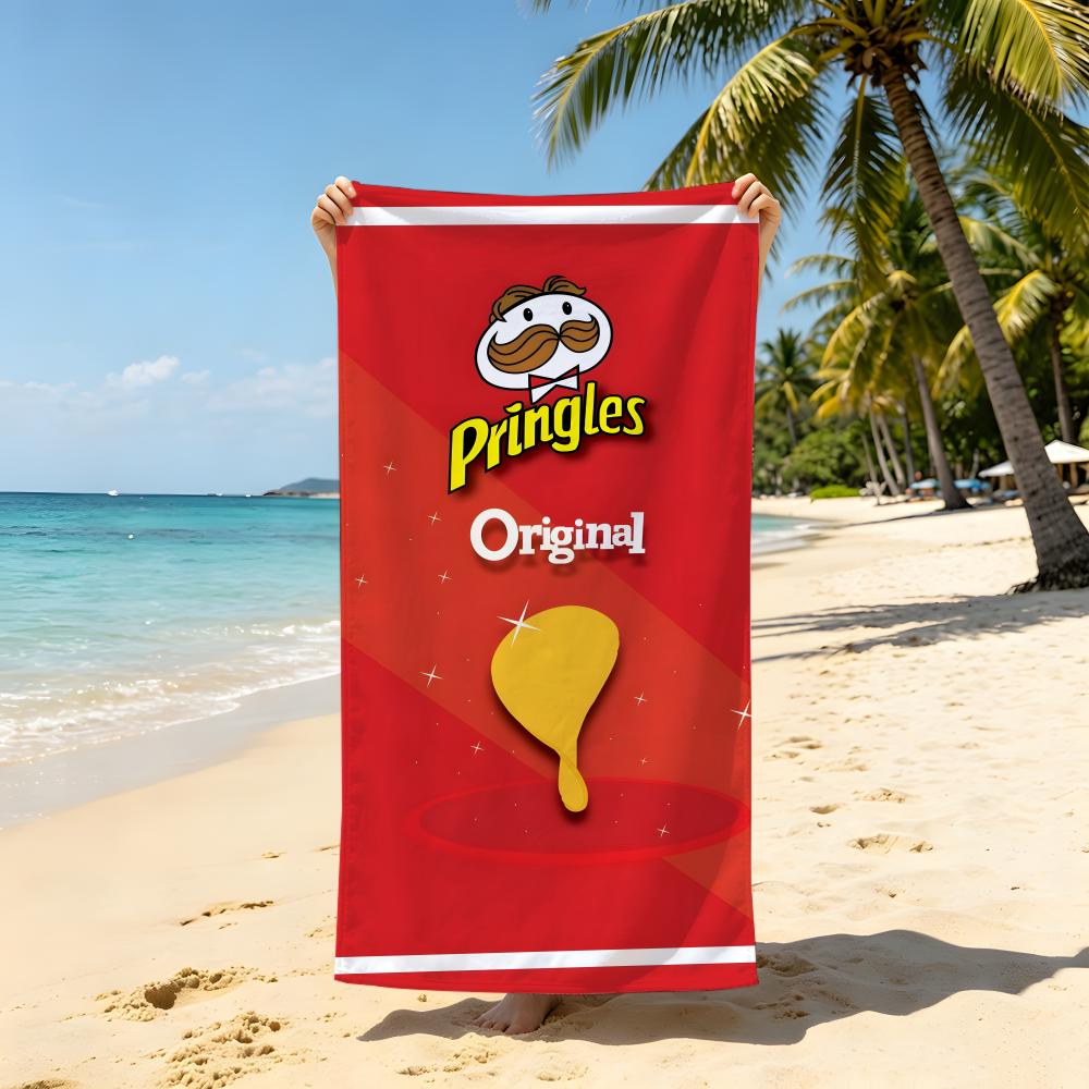 Essen P-Pringles Handtuch Stranddecke Handtuch Für Reise Fitnessstudio Dusche Luxus Leichtgewicht Camping Pool heiß