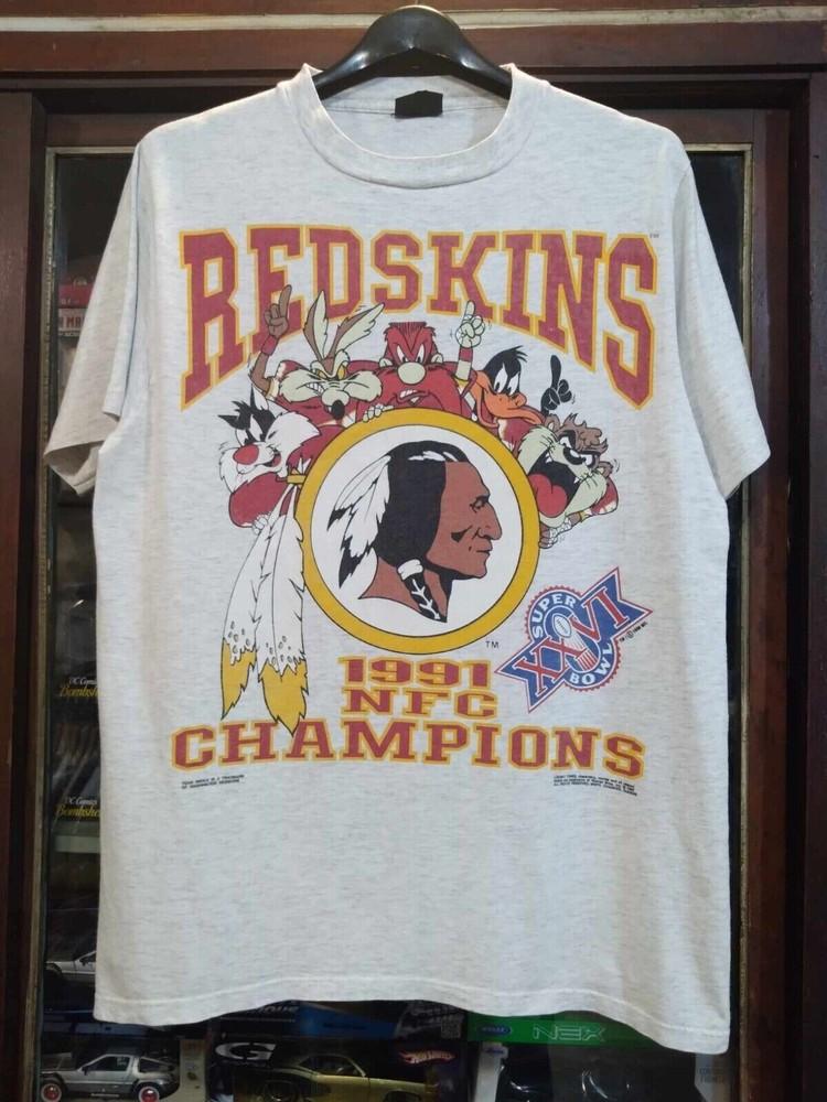 Vintage Washington Redskins Looney Tunes NFL Shirt Unisex Men Women KV13188