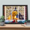 Diamond Embroidery Cat 5D DIY Diamond Painting Dog Animal Rhinestone Picture Christmas Gift Decor For Home