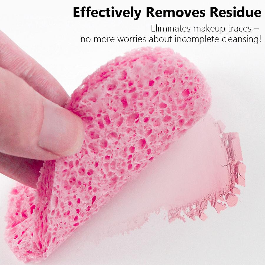 10Pcs Cellulose Face Sponge Compressed Facial Sponges Spa Sponges Cleansing Massage Pore Exfoliating Mask Makeup Removal