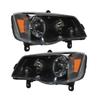 Dodge Grand Caravan 2011-2017 Original Black Headlight Assembly