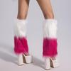 Faux Furs Leg Warmer Winter Warm Furs Boot Cuffs Cover,Party Costumes Shoe Cover