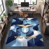 Kristal Fluweel Tapijt Lazio FC Print Aangepaste Naam Tekst Vloermat Woondecoratie