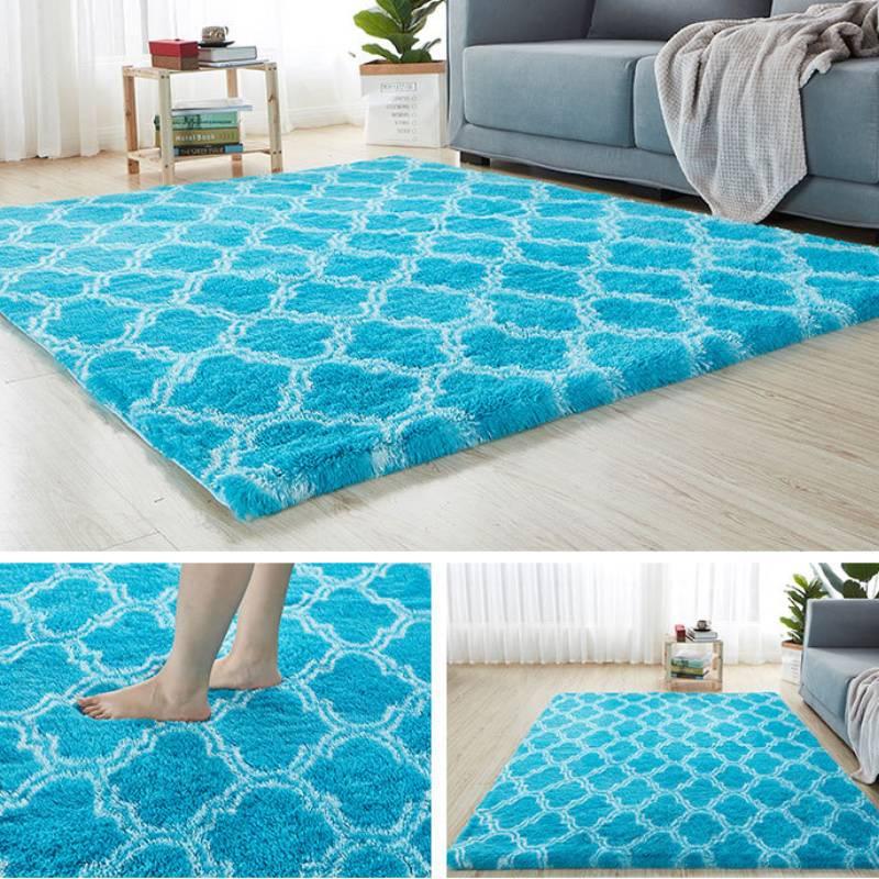 

Thickened Carpet Bedroom Stain Resistant Living Room Tie Dyed Mat Bay Mat Window