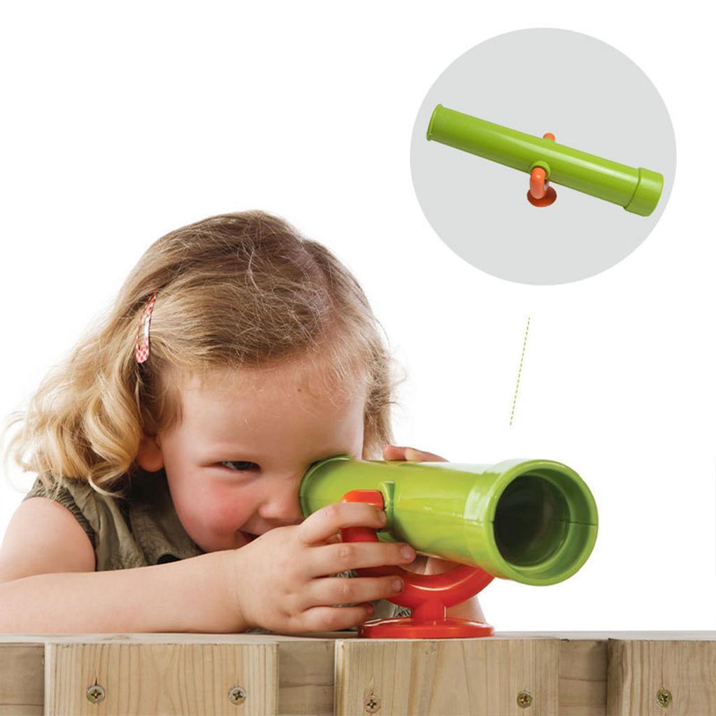 Easy Mounting Kids Pirate Telescope Imagination Playset for Boys Girls Outdoor Playground Fun