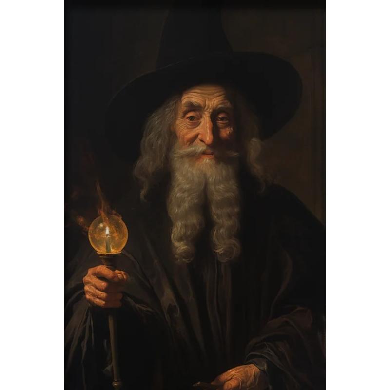 Retro Gothic Wizard Witches Portrait Poster Print Dark Magic Academy Character Canvas Painting Prints Halloween Wall Art Home Decor