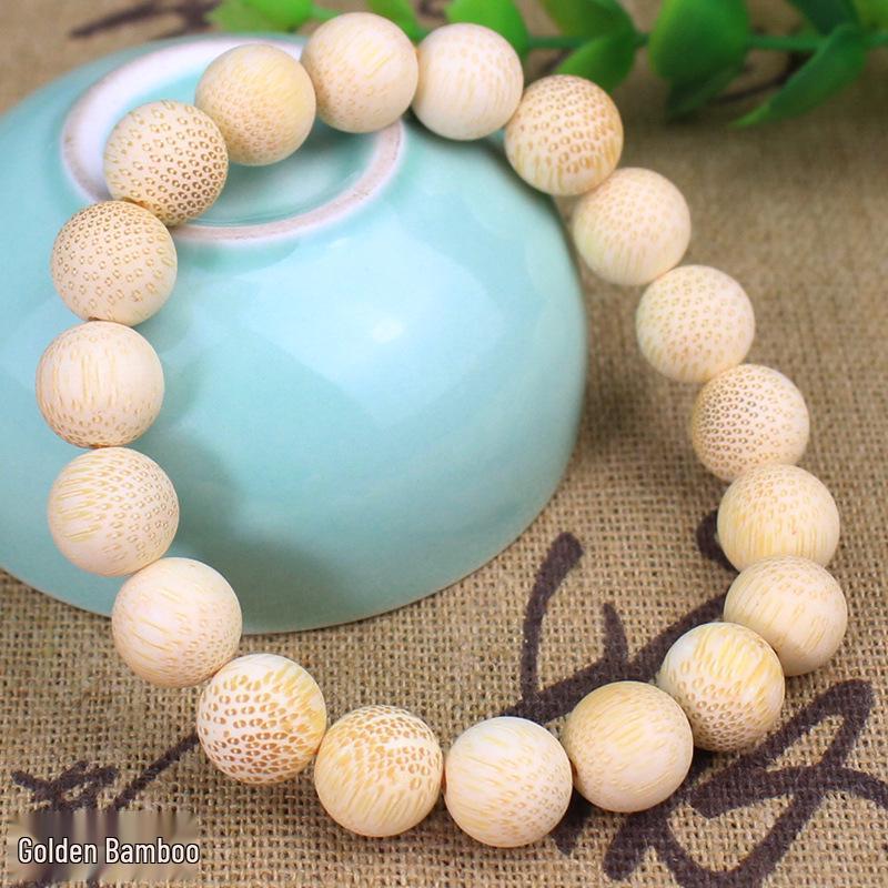 Sandalwood 10MM Single Loop Bracelets - Unisex Buddhist Beads Rosary Jewelry