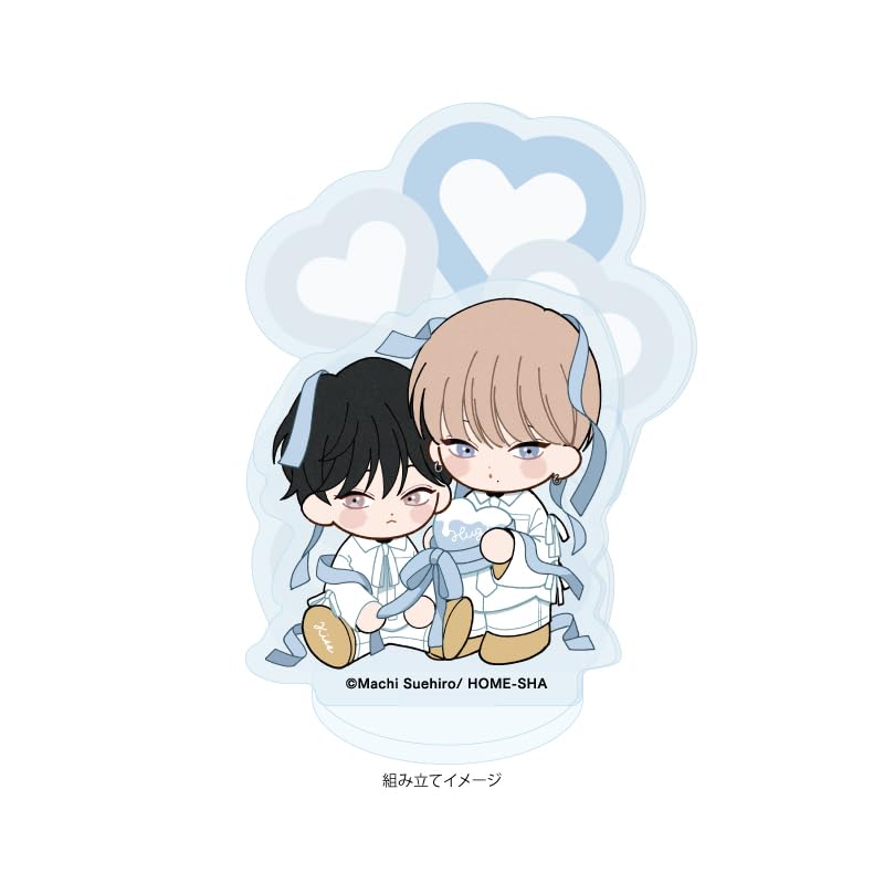 Melokiss 01 Mismatched Kiss Acrylic Stand Plate .Bloom & [Original Illustration]
