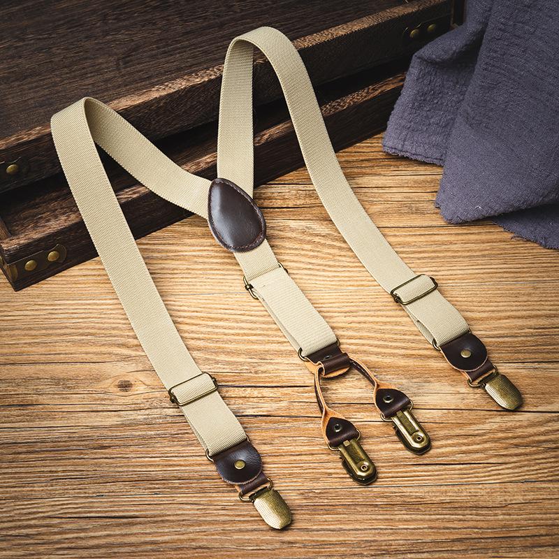 Retro Children s Elastic Suspenders with Non-slip Clips – Versatile for Big and Small Kids