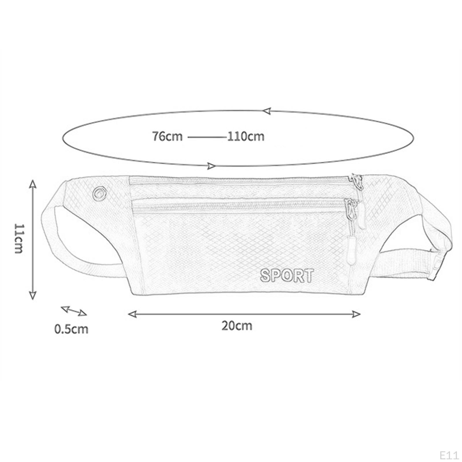 Легкий пояс для бега с портом для наушников — идеально подходит для активного отдыха — фото 7