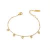 Non Tarnish Love Pendant Bracelets Adjustable Foot Chain Fashion Women's Bracelet  Birthday Gifts