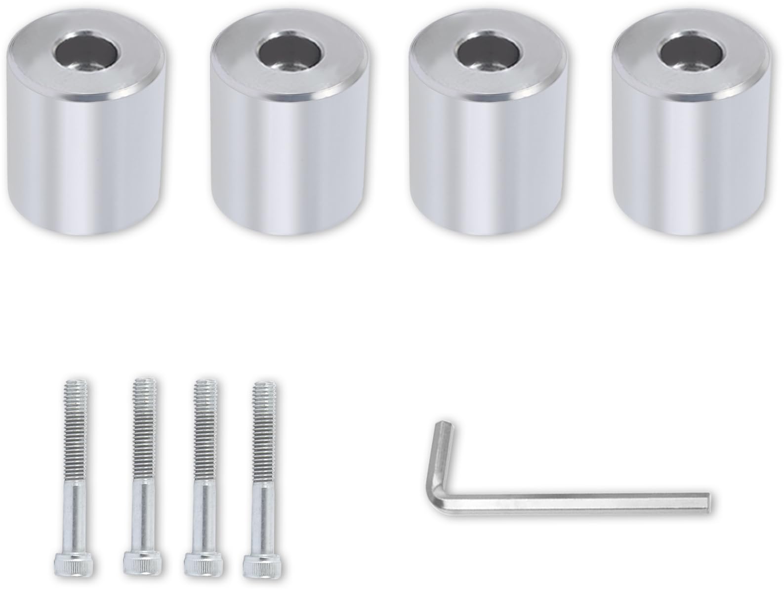 

NSJ-1*4 Attachments for 1.1-Inch (28 mm) Diameter Erector (Creform) and Spacia Pipe, Automobile Roof Rack Bars, Set of 4 Set of 4