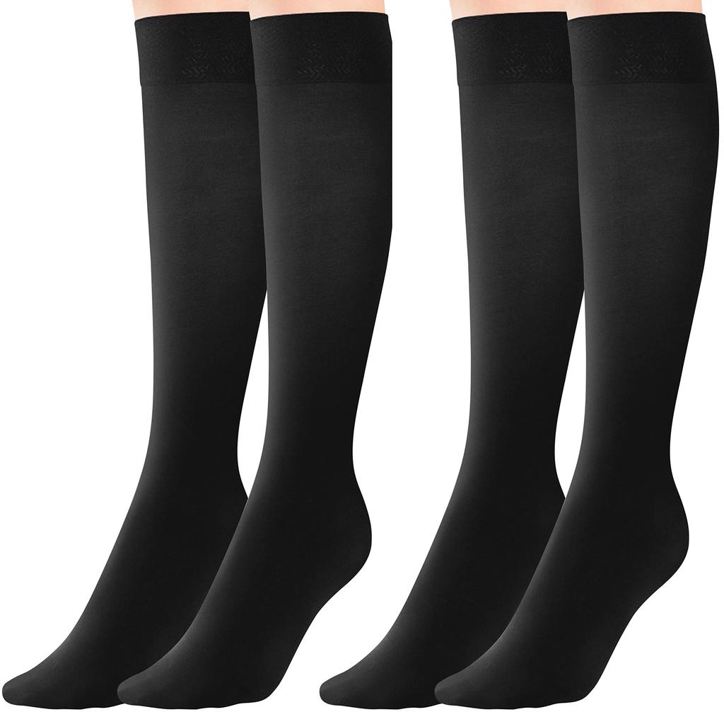 Charmake Body Compression High Sizes Suitable for Day and Night Pregnant Inflight Osteopathic Clinic Supervision Women's Socks, Socks, 22-25cm,