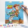 Disney Oil Painting Painting Art Toy Story Woody Buzz Lightyear Handmade Diy Painting Home Decoration Gift