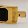 Hermes Click H Bangle Black Plated Gold 34.3g Women Used