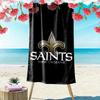 New Orleans Saints Print Beach Towel, Large Soft Quick Dry Towel for Beach Camping Swimming