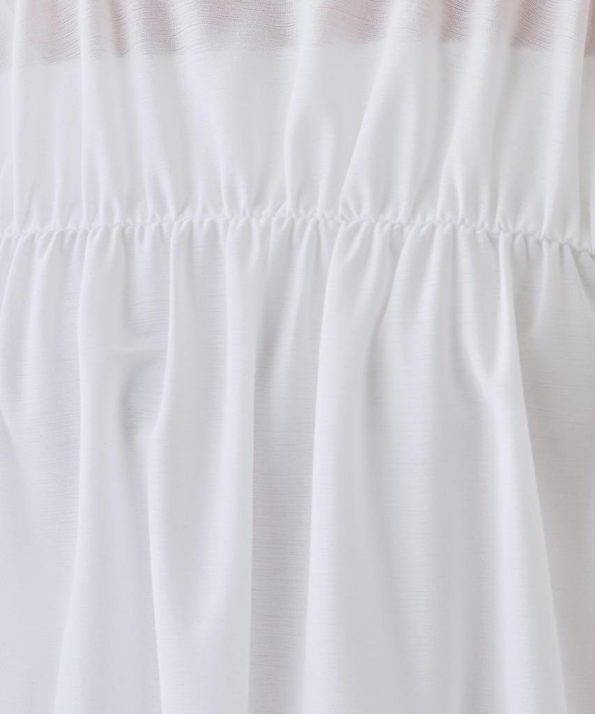 INDIVI Washable Shirred Sheer Black Size 38 12713600 Top, Women's, (019), (M),