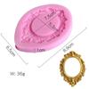1pcs Crown Relief Frame Silicone Mold Fondant Mould Cake Decorating Tools Chocolate Gumpaste Molds Baking Pastry Tool