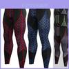 Men's Printed Spliced Fitness Pants Quick-drying Milk Silk Fabric Animal Pattern Suitable For All Seasons