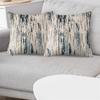 2D Flach-2 Stück Böhmisch & Vintage Stil Dekorative Kissenbezüge für Couch Sofa Bett Sofastuhl Kissenbezug