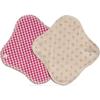 Sweet Cotton Outlet: Made In Japan Cloth Pads, Organic Cotton Liners for Discharge, 10 Count, Color and Pattern of Your Choice (Air Knit Pink)