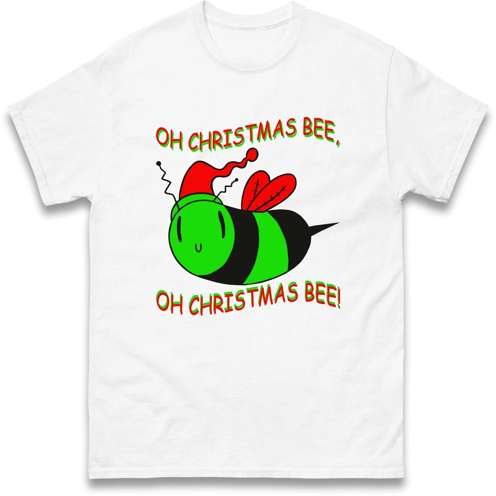 OH Christmas Bee Funny Holiday Christmas T Shirt,Merry Christmas Unisex Gift Top L