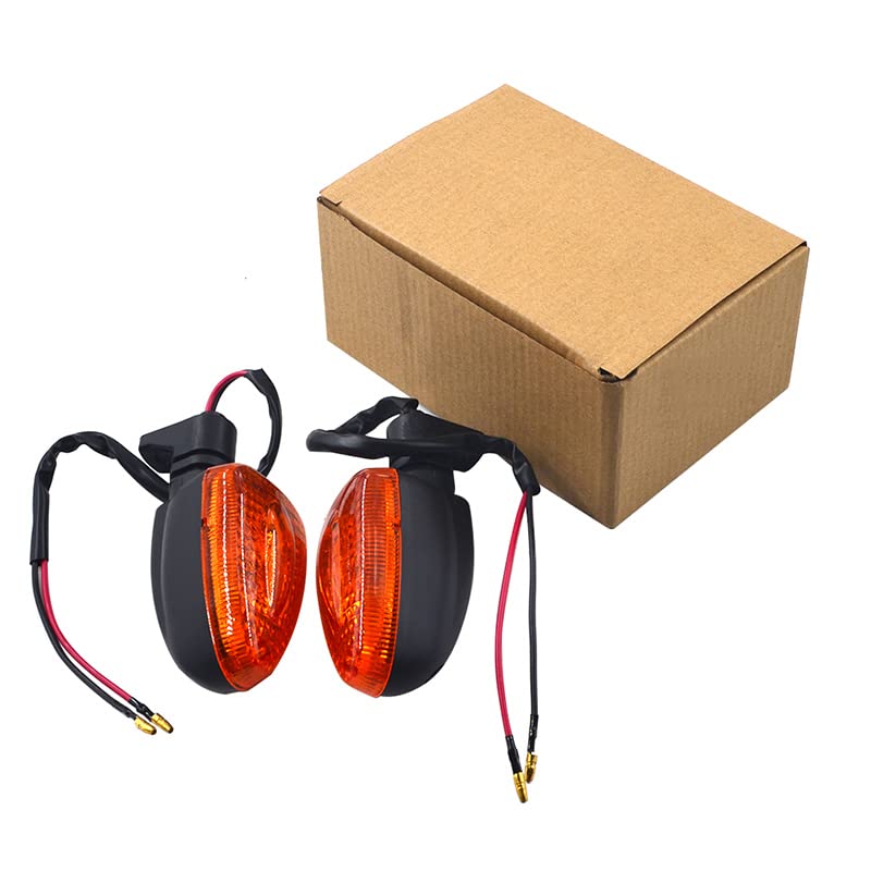 Road Passion 2pcs Universal Motorcycle Rear Turn Car Indicator Light Compatible with BMW R1200S