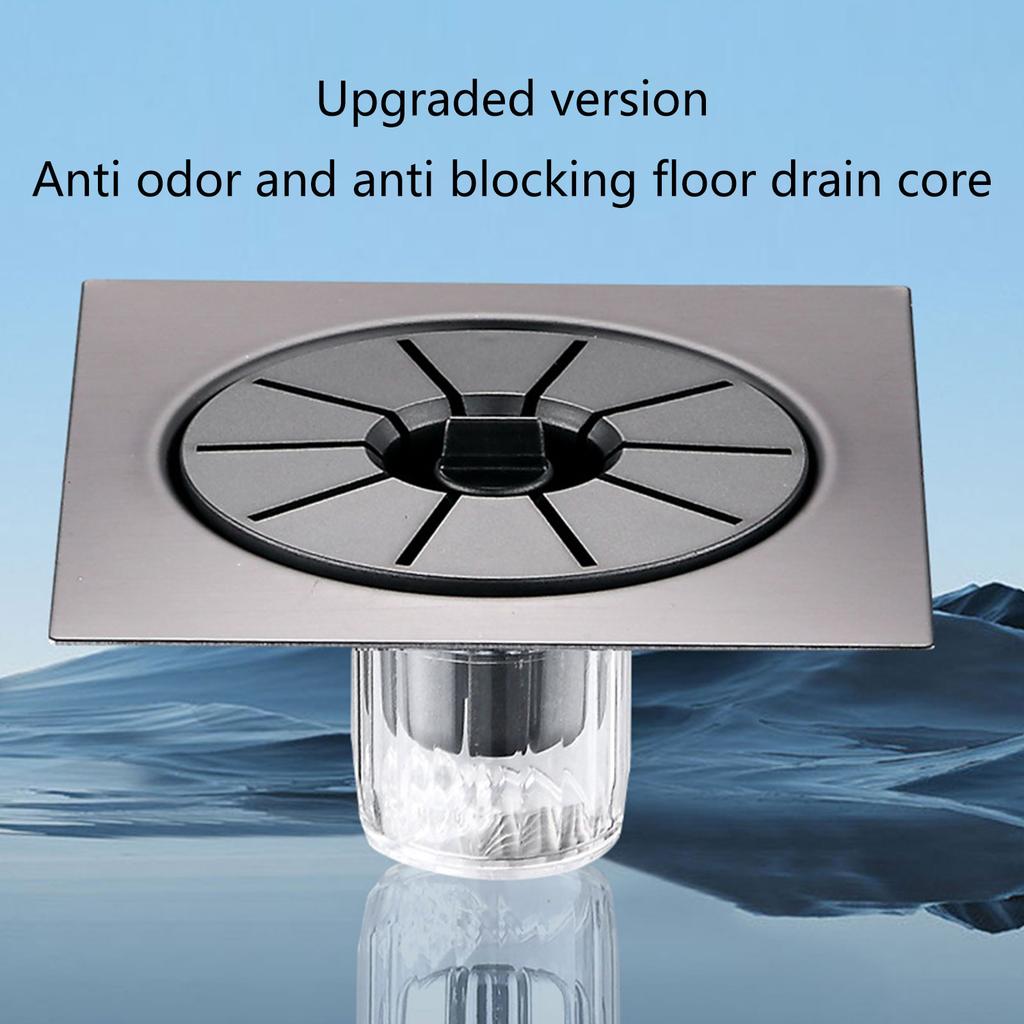 Magnetic Self Closing Floor Drain Prevent Odor and Water Backflow Easy Installation Suitable for Bathroom Hotel Travel