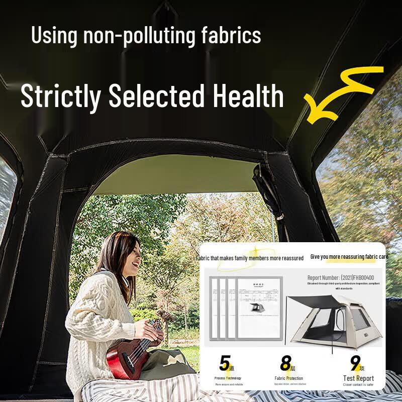 Explorer Automatic Pop-Up Camping Tent with Sun Protection