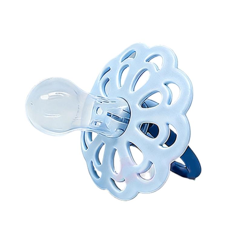 Food Grade Dummy Soother Pacifier Adorable Flower / Bowknot Shaped Pacifier For Newborns Make Of Silicone