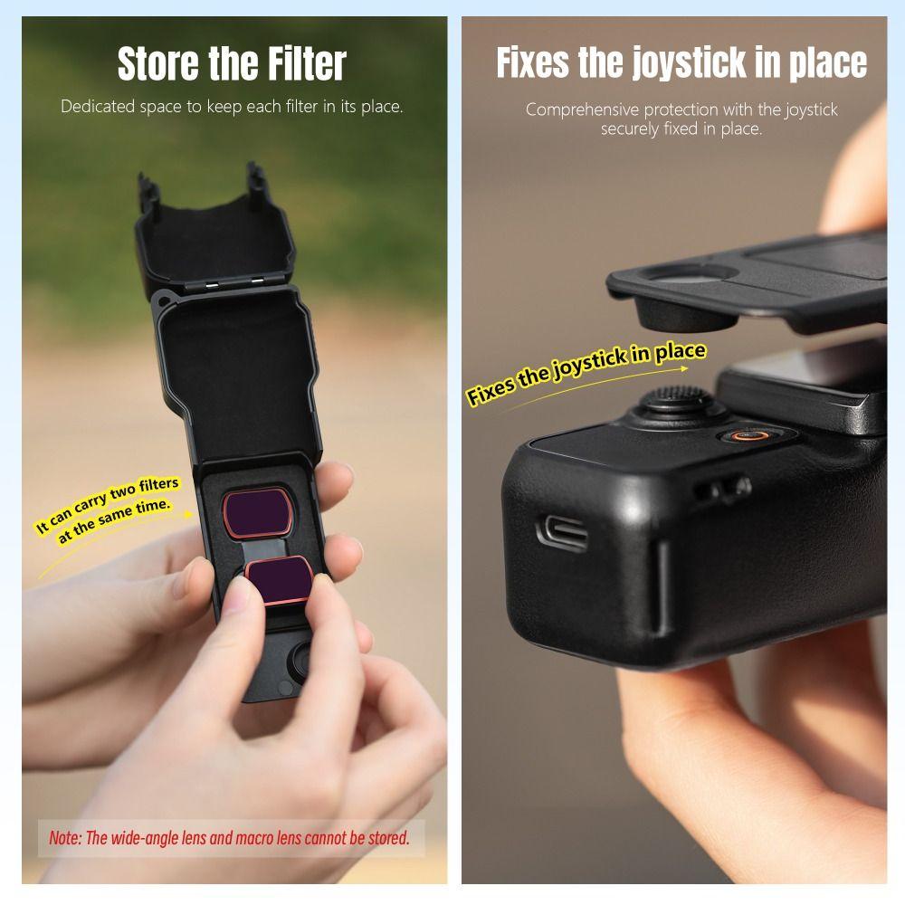 Anti-Fall Camera Protective Cover Flip Dust Case for DJI Osmo Pocket 3 Handheld Camera Accessories