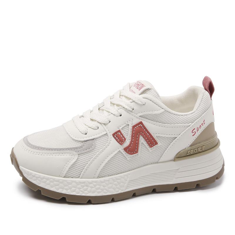 Pantofi cu talpă groasă N-caracter Forrest Gump pentru femei primăvara și toamna 2025 versiune coreeană de pantofi super cool de tată pantofi sport casual de alergare tip muffin