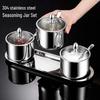 Chuishan Hai 304 Stainless Steel Spice Jar Set