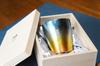 HORIE Gradient Titanium Double-Layered Tumbler, Rei Hana Titanium, 250cc, SORA Sky Blue, T15KM250G09
