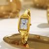 Französische Einfache Damen Armbanduhr Retro Mode Rechteckiges Kleines Zifferblatt Temperament Uhr