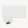 Self-adhesive Vinyl Panel with Print 120x60 cm. Delicate pattern with circles.