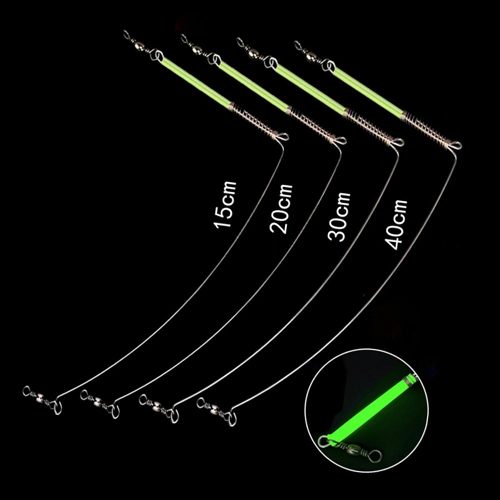 Fishing Swivel Anti Tangle Device Luminous Fishing Beads Feeder Fishing Tackle Set Boom Sleeve Tube For Carp Fishing Accessories