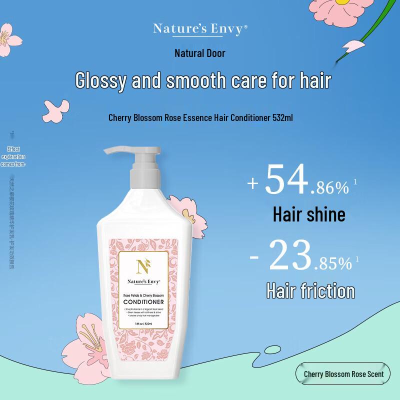 

Nature s Gate Cherry Blossom Rose Essence Conditioner