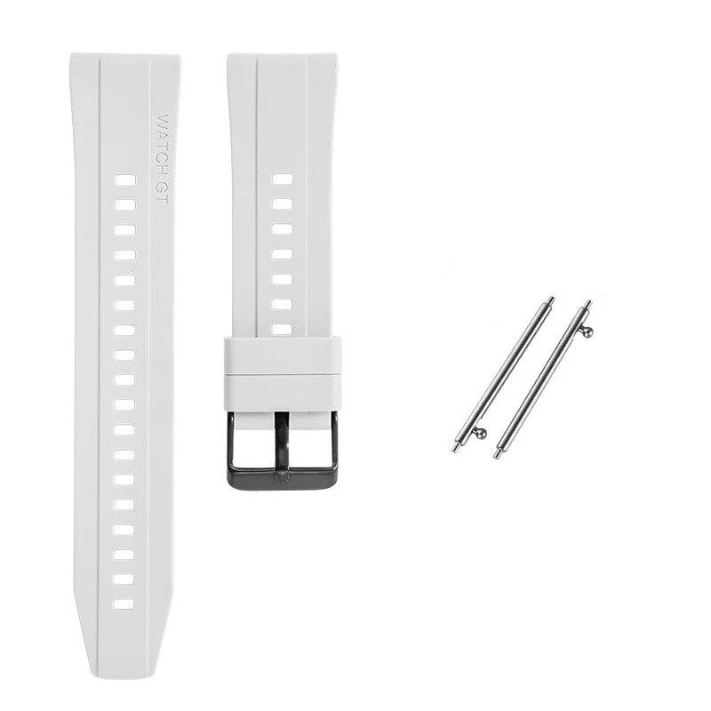 20mmwatch Strap 22mm Universal Watch Band Silicone Rubber Link Bracelet Wrist Strap Light Soft For Smartwatch