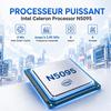 PC Portable 15.6" Processeur Celeron N5095 4C/4T, 8 Go Mémoire DDR4, Stockage SSD 256 Go, Win 11 Pro, Wi-Fi 5, Port HDMI